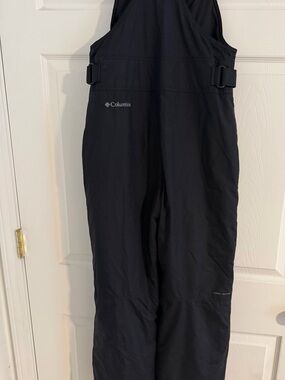 Columbia Black Insulated Snow Bibs